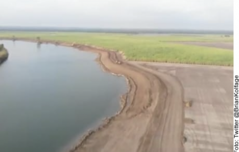 Levantan muro privado en frontera de EU