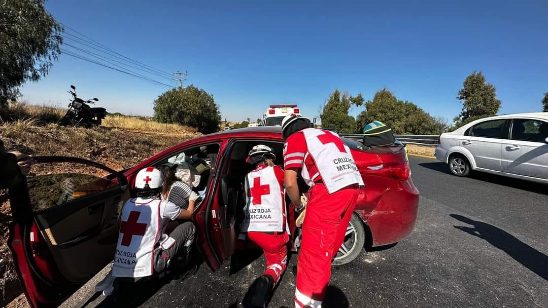 Choque deja tres heridos