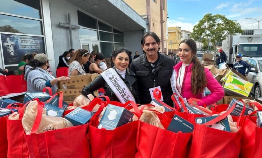 Clubes migrantes donan despensas en California