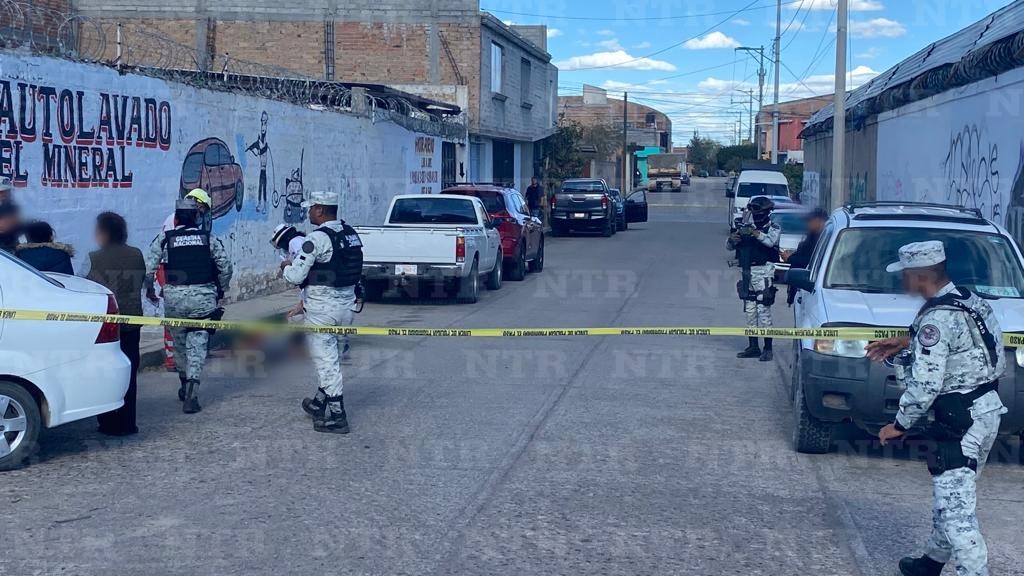 Ejecutan a hombre sobre calle Gladiolas, Fresnillo