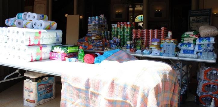 Instala UAZ centro de acopio para damnificados por sismos