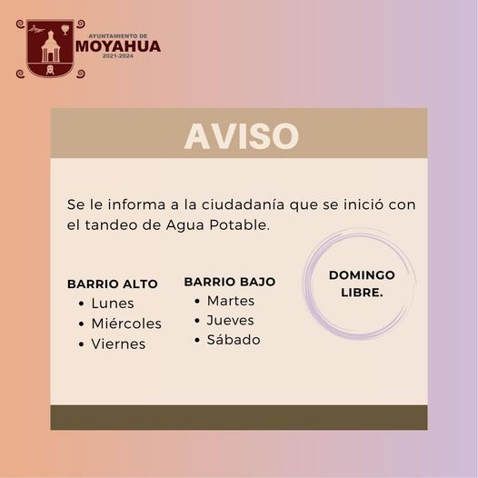Preparan tandeo de agua por temporada de calor
