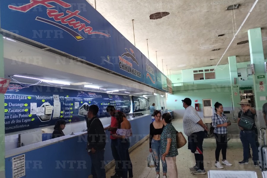 Incrementa 5% los pasajeros en Central de Autobuses de Fresnillo