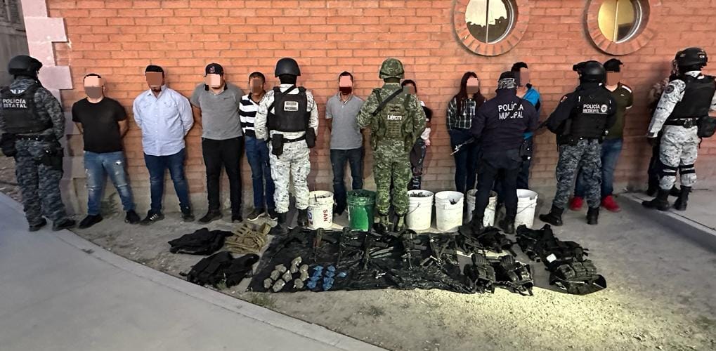 Desarticulan célula delictiva en Calera; hay diez detenidos