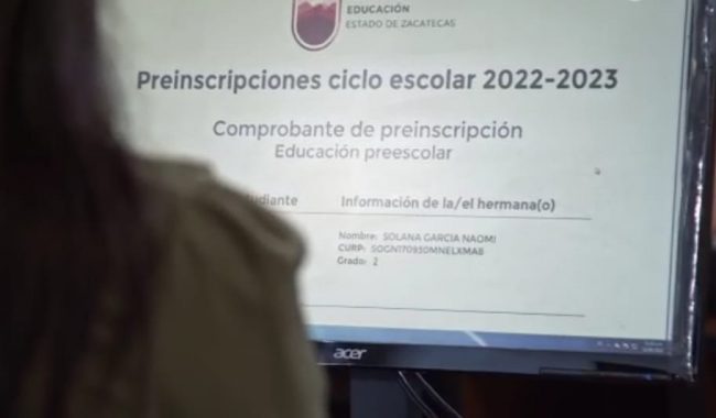 Anuncian preinscripciones para preescolar, primaria y secundaria