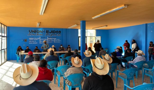 Atienden necesidades de ejidatarios de Río Grande