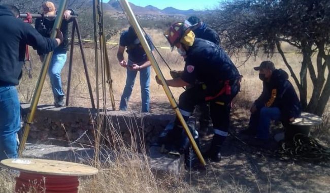 Encuentran dos cuerpos en noria, en Ojocaliente