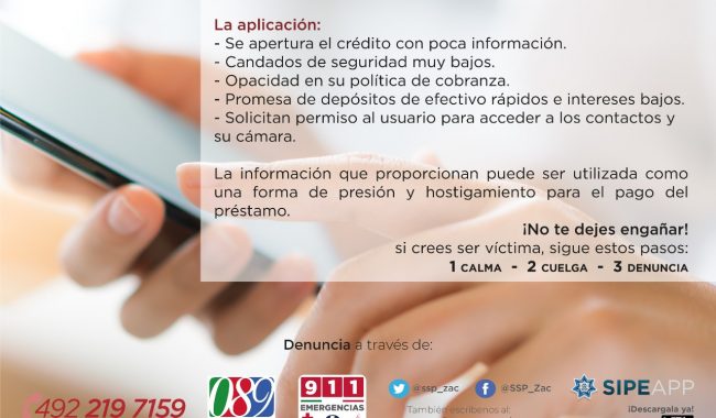 Alertan por el uso de aplicaciones para préstamos exprés de dinero