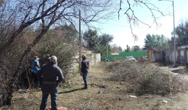 Avanzan trabajos de rehabilitación en Almoloya, Río Grande