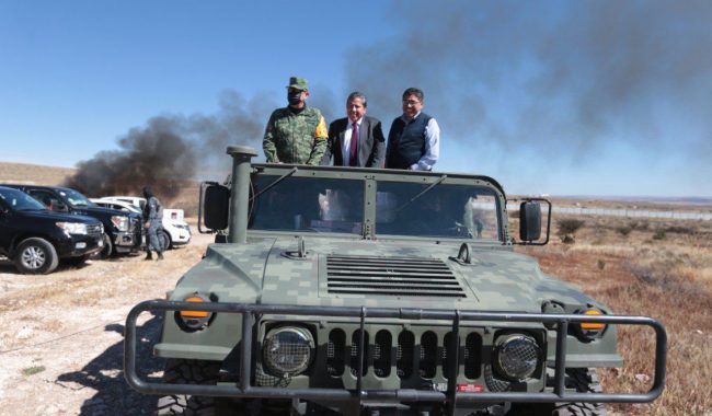 Encabeza Gobernador incineración de 124 kg de enervantes