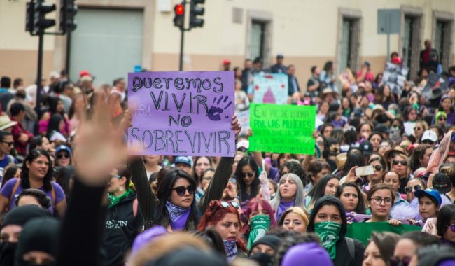 Convocan a mujeres a marchar en Zacatecas