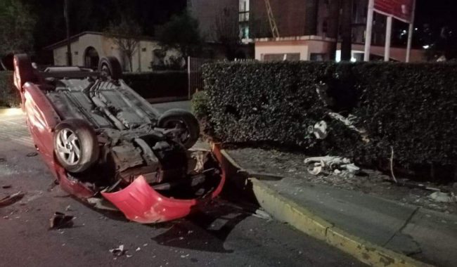 Se registran dos accidentes viales