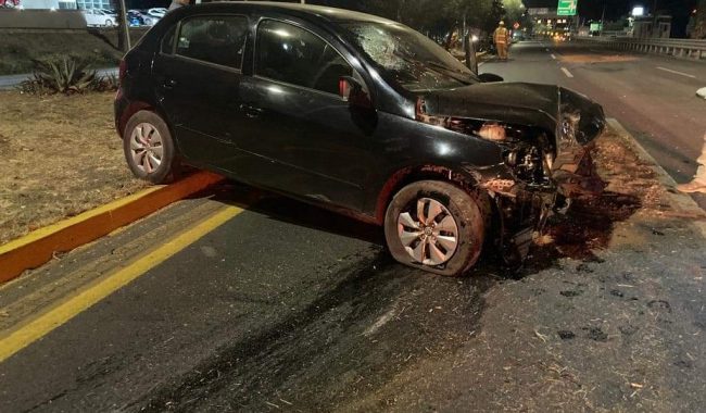 Accidentada madrugada en Guadalupe