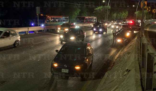 Se accidentan en bulevar