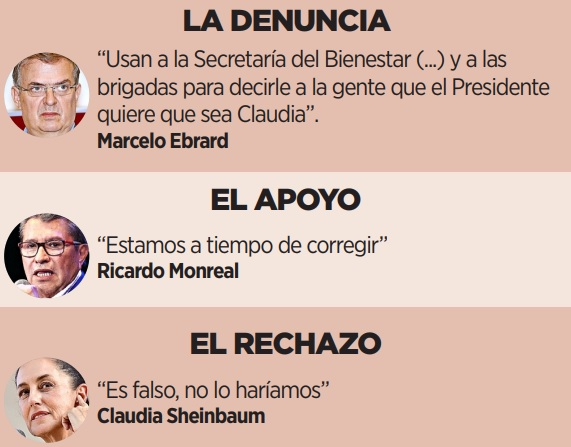 Truena Ebrard contra Claudia