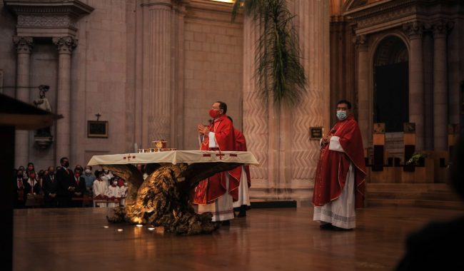 Celebra obispo afluencia en Domingo de Ramos