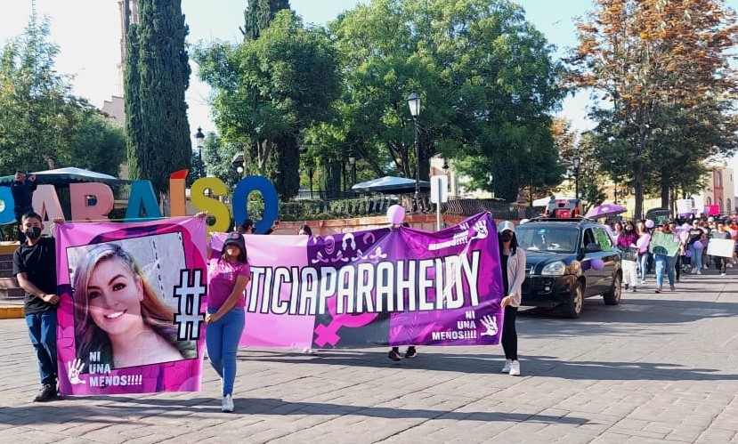 “Nos falta Heidy”; marchan por su feminicidio