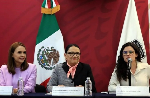 Plan de seguridad está dando resultados, afirma Luisa Alcalde