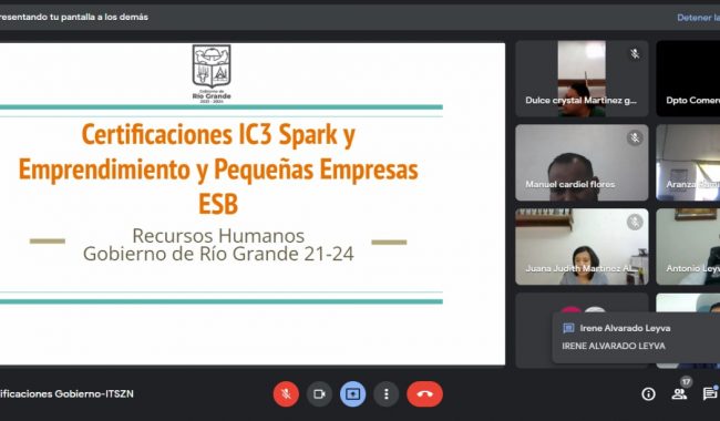 Busca Río Grande obtener certificación IC3 Spark