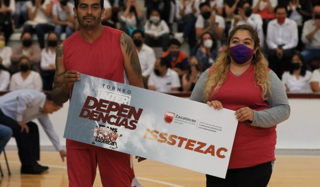 Inauguran Torneo Interdependencias de Basquetbol
