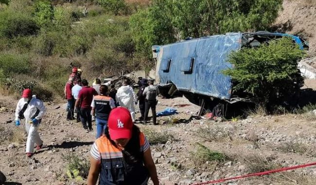 Accidente en carretera San Luis Potosí – Zacatecas deja seis personas sin vida
