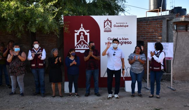 Entregan ampliación de redes de agua potable y drenaje en Cieneguitas