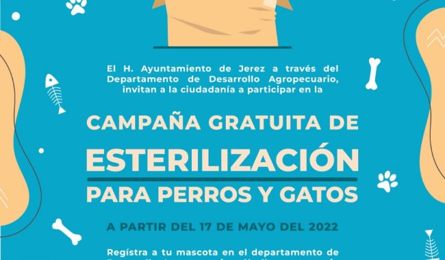 Impulsan campaña de esterilización en Jerez