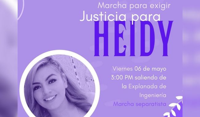 Sin avances en investigación de feminicidio de Heidy