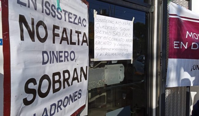 Exigen destitución del director del Issstezac