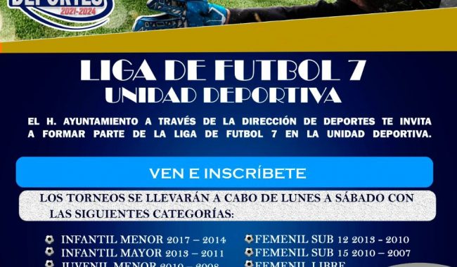 Convocan a liga de futbol