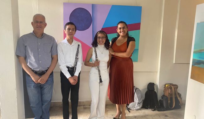 Cierran cursos con un recital de oboe
