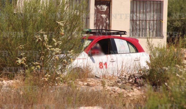Asesinan a taxista en Fresnillo