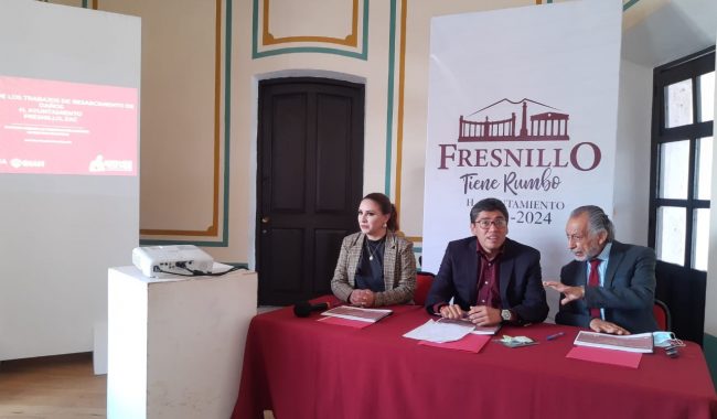 Entregan rehabilitación de antigua presidencia de Fresnillo