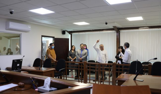 Supervisan instalaciones de juzgados del Poder Judicial