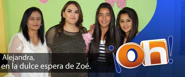 Alejandra, en la dulce espera de Zoé