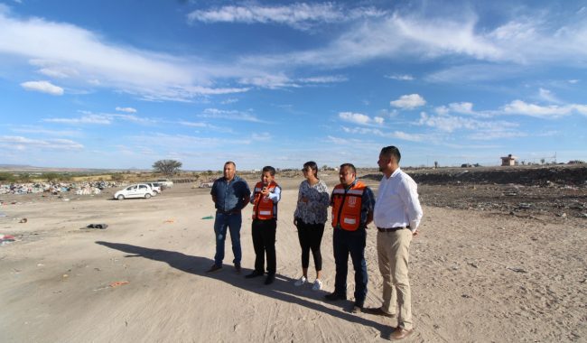 Dan mantenimiento a tiradero municipal de Río Grande