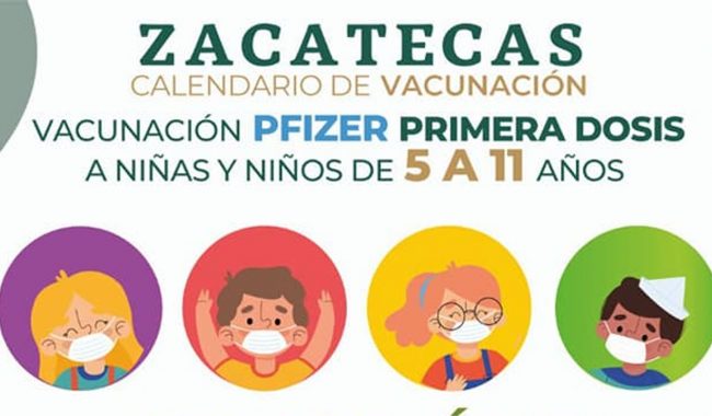 Arranca jornada de vacunación anticovid para niños