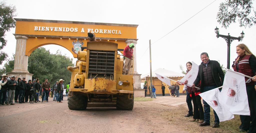 Inicia reparación de carretera Florencia de Benito Juárez-Teúl de González Ortega