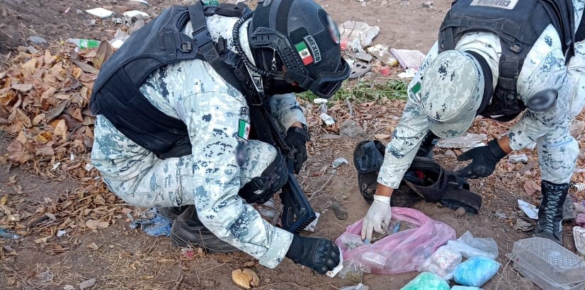 Asegura GN 4 mil dosis de droga en seis estados