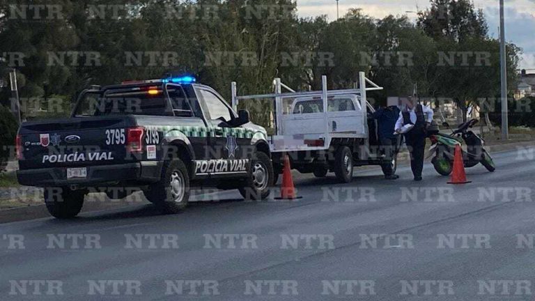 Motociclista y ciclista son hospitalizados tras accidentes