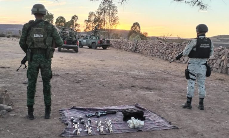 Aseguran artefactos explosivos en Villanueva