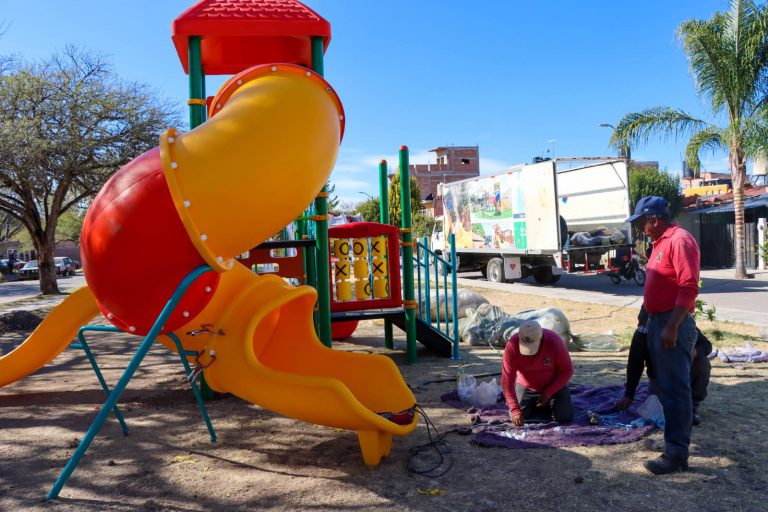 Rehabilitan parques para prevención del delito