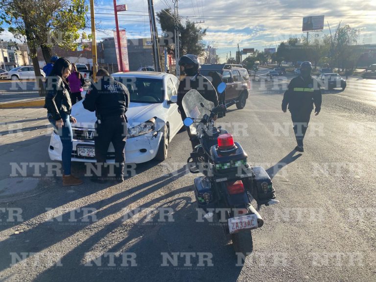 Se registra carambola en bulevar metropolitano