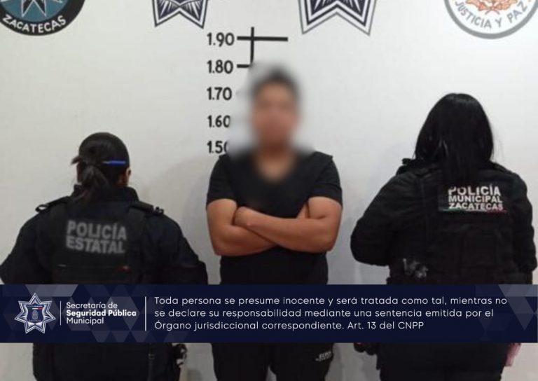 Detienen a uno por agredir a su madre