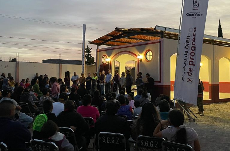 Entregan obras del Programa 2×1 en Pánuco y Guadalupe