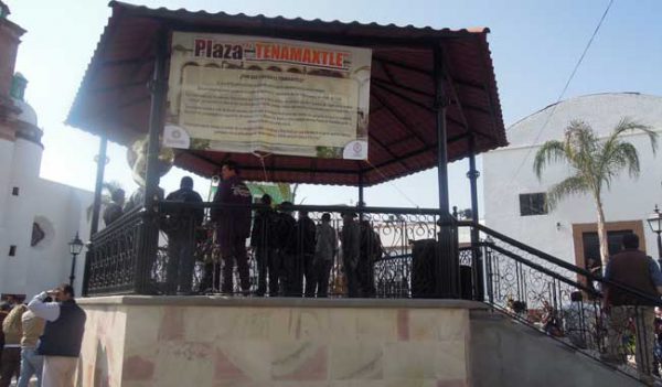 Inauguran plaza Tenamaxtle en Villa García
