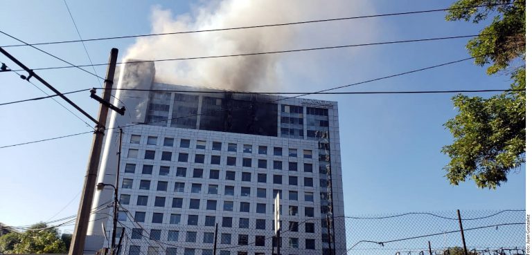 Investigan causas de incendio en Conagua