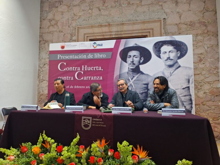 Presentan libro ‘Contra Huerta, contra Carranza’
