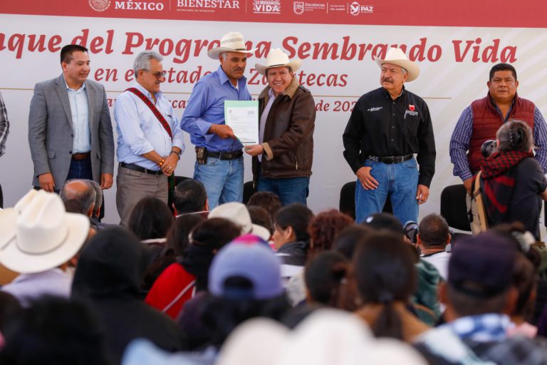 Llega a Zacatecas Sembrando Vida