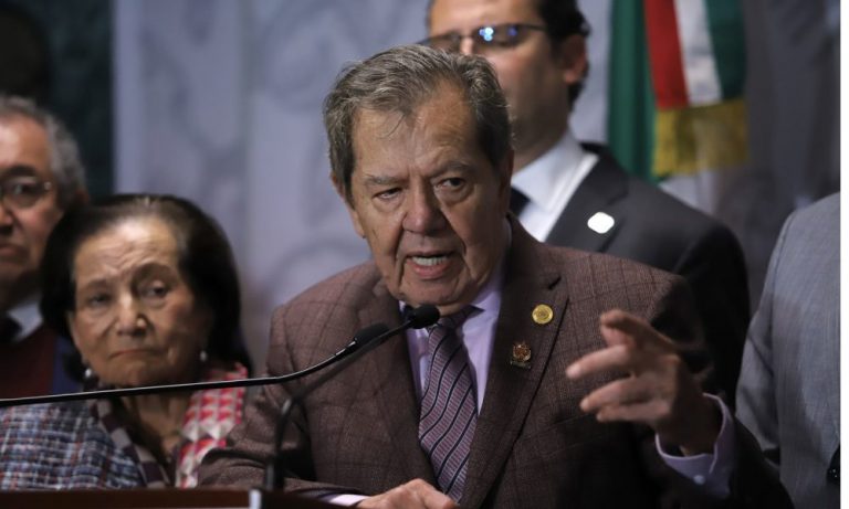 Refuta Muñoz Ledo a AMLO sobre pandemia